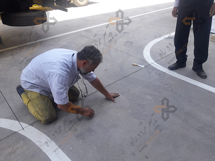 خط کشی کارگاه